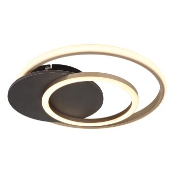 Globo Julio Plafondlamp LED Grijs, 1-licht