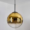Gastor Hanglamp, Kogellampje 30 cm Goud, Duidelijk, 1-licht