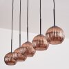 Koyoto Kogellampje, Hanglamp Zwart, 5-lichts