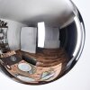 Gastor Hanglamp, Kogellampje Chroom, Rookkleurig, 3-lichts