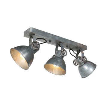 steenhouwer Gearmetal Plafondlamp, Plafondspot, 3-lichts