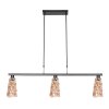 steenhouwer Vidrio Hanglamp Zwart, 3-lichts