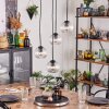 Koyoto Hanglamp, Kogellampje, Hanglamp 35 cm Duidelijk, 4-lichts