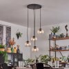 Koyoto Hanglamp, Kogellampje, Hanglamp 35 cm Duidelijk, 4-lichts