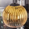 Koyoto Hanglamp, Kogellampje, Hanglamp 35 cm Goud, Duidelijk, 4-lichts