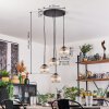 Koyoto Hanglamp, Kogellampje, Hanglamp Amber, Duidelijk, 4-lichts