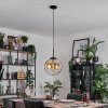 Gastor Hanglamp, Kogellampje, Hanglamp Amber, Duidelijk, 1-licht