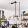 Koyoto Hanglamp, Kogellampje, Hanglamp Amber, 3-lichts