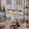 Koyoto Hanglamp, Kogellampje, Hanglamp Amber, 3-lichts