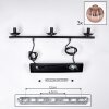 Koyoto Hanglamp, Kogellampje, Hanglamp Koperkleurig, 3-lichts