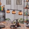 Koyoto Hanglamp, Kogellampje, Hanglamp Koperkleurig, 3-lichts