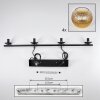 Koyoto Hanglamp, Kogellampje, Hanglamp Goud, Duidelijk, 4-lichts