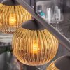 Koyoto Hanglamp, Kogellampje, Hanglamp Goud, Duidelijk, 4-lichts