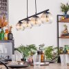 Koyoto Hanglamp, Kogellampje, Hanglamp Amber, Duidelijk, 4-lichts