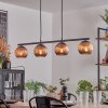 Koyoto Hanglamp, Kogellampje, Hanglamp Koperkleurig, 4-lichts