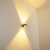 Indore Muurlamp LED Nikkel mat, 2-lichts