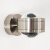 Indore Muurlamp LED Nikkel mat, 2-lichts