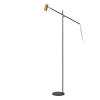 Lucide PHILINE Staande lamp Zwart, 1-licht