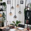 Gastor Hanglamp, Kogellampje, Hanglamp Amber, Duidelijk, Rookkleurig, 5-lichts