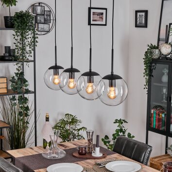 Gastor Hanglamp, Kogellampje, Hanglamp Duidelijk, 4-lichts