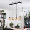 Gastor Hanglamp, Kogellampje, Hanglamp Amber, 4-lichts