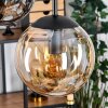 Gastor Hanglamp, Kogellampje, Hanglamp Amber, Rookkleurig, 5-lichts