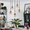 Gastor Hanglamp, Kogellampje, Hanglamp Amber, Duidelijk, 5-lichts