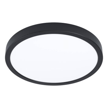 Eglo verlichting Eglo Plafondlamp LED Zwart, 1-licht, Bewegingsmelder