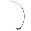 Lucide CURVE Staande lamp, Booglampen LED Zwart, 1-licht