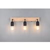 Trio verlichting Arturo Wandlamp Hout licht, 3-lichts
