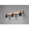 Trio verlichting Arturo Wandlamp Hout licht, 3-lichts