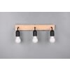 Trio verlichting Arturo Wandlamp Hout licht, 3-lichts