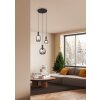 Trio verlichting Diva Hanglamp Zwart, 3-lichts