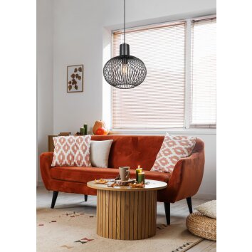 Trio verlichting GILA Hanglamp Zwart, 1-licht