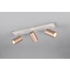 Trio verlichting Marley Plafondspot Bruin, 3-lichts