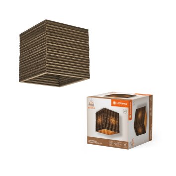 Ledvance DECOR Wand- en plafondlamp Bruin, 1-licht