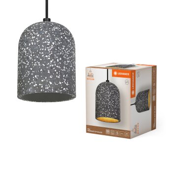 Ledvance DECOR Wand- en plafondlamp Zwart, 1-licht