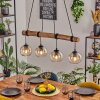 Koyoto Hanglamp, Kogellampje, Hanglamp Natuurlijke kleuren, Zwart, 4-lichts