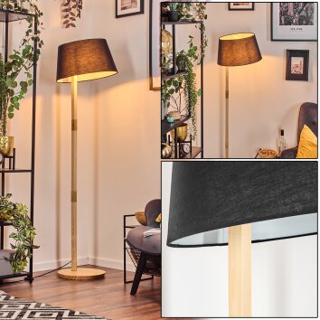 Bassagoda Staande lamp Natuurlijke kleuren, 1-licht