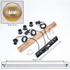 Koyoto Hanglamp, Kogellampje, Hanglamp Goud, Duidelijk, 3-lichts