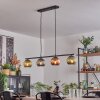 Koyoto Hanglamp, Kogellampje, Hanglamp Blauw, Groen, Koperkleurig, 4-lichts
