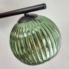 Koyoto Plafondlamp, Kogellampje Blauw, Groen, Koperkleurig, 4-lichts