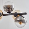 Gastor Hanglamp, Kogellampje, Hanglamp Amber, Duidelijk, Rookkleurig, 8-lichts