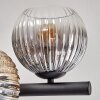 Koyoto Plafondlamp, Kogellampje Amber, Duidelijk, Rookkleurig, 8-lichts