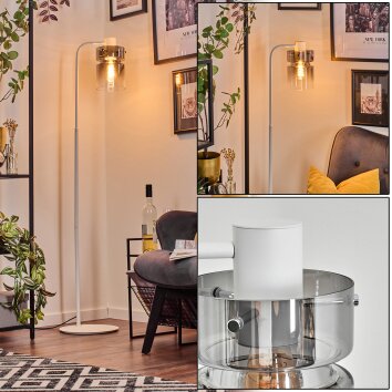 Hasvik Staande lamp Wit, 1-licht