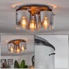Vireda Plafondlamp Antraciet, 3-lichts
