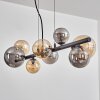 Chehalis Hanglamp, Kogellampje, Hanglamp Amber, Rookkleurig, 8-lichts