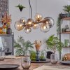 Chehalis Hanglamp, Kogellampje, Hanglamp Amber, Duidelijk, Rookkleurig, 8-lichts