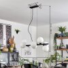 Koyoto Hanglamp, Kogellampje, Hanglamp Wit, 8-lichts