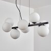 Koyoto Hanglamp, Kogellampje, Hanglamp Wit, 8-lichts
